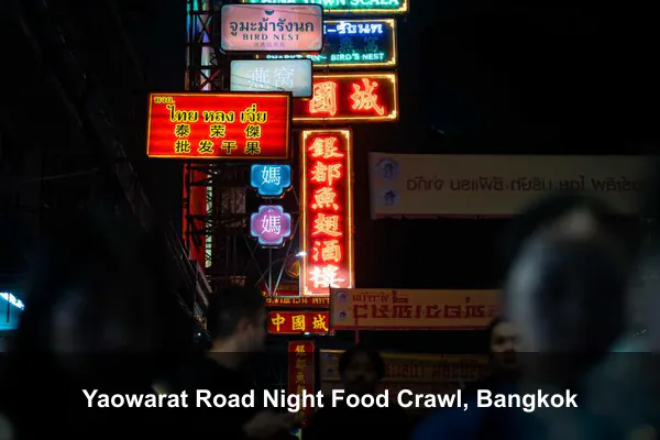Yaowarat Road Night Food Crawl, Bangkok