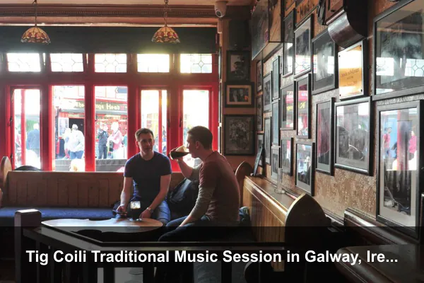 Tig Coili Traditional Music Session in Galway, Ireland