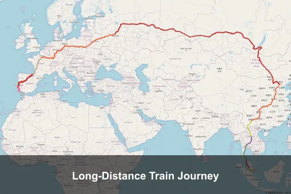 Long-Distance Train Journey