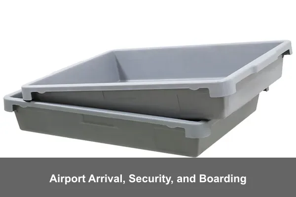 Airport Arrival, Security, and Boarding
