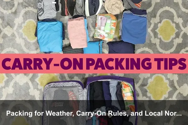 Packing for Weather, Carry-On Rules, and Local Norms